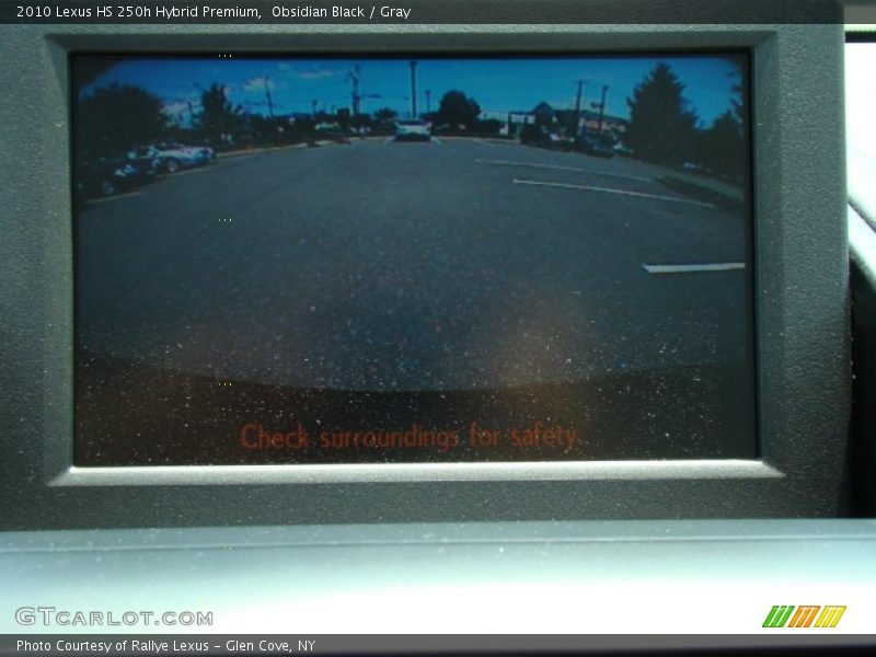 Obsidian Black / Gray 2010 Lexus HS 250h Hybrid Premium