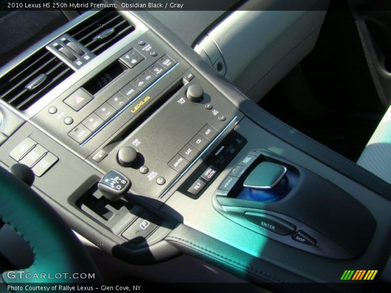Obsidian Black / Gray 2010 Lexus HS 250h Hybrid Premium