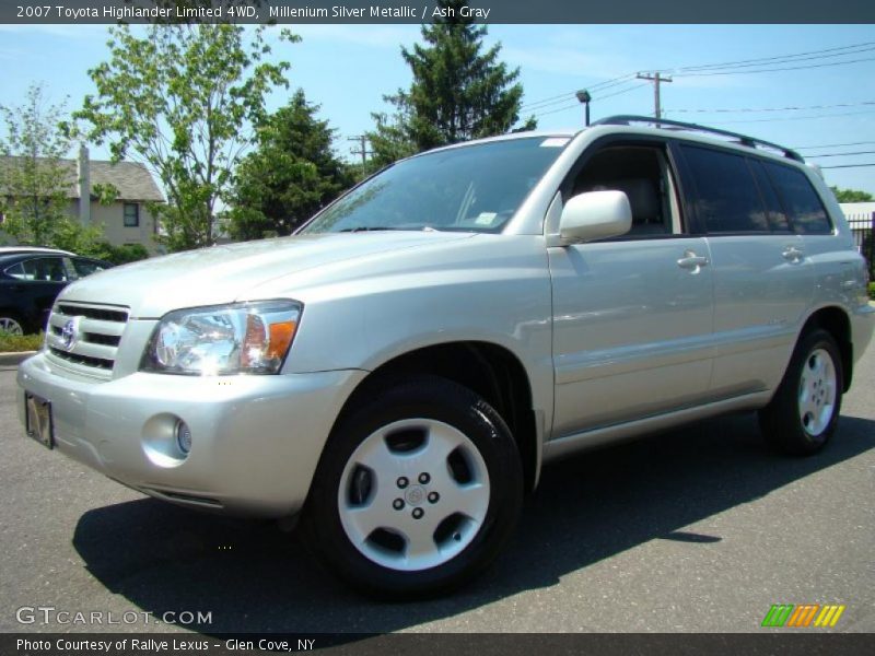 Millenium Silver Metallic / Ash Gray 2007 Toyota Highlander Limited 4WD