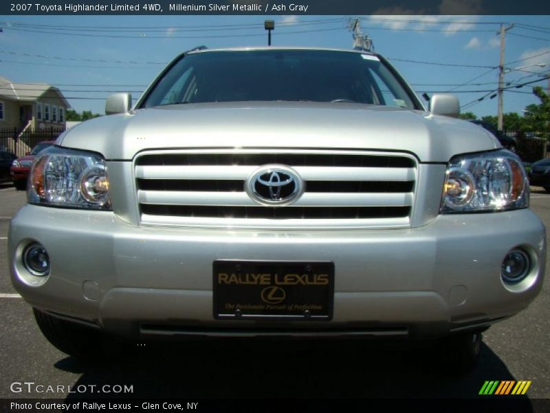 Millenium Silver Metallic / Ash Gray 2007 Toyota Highlander Limited 4WD