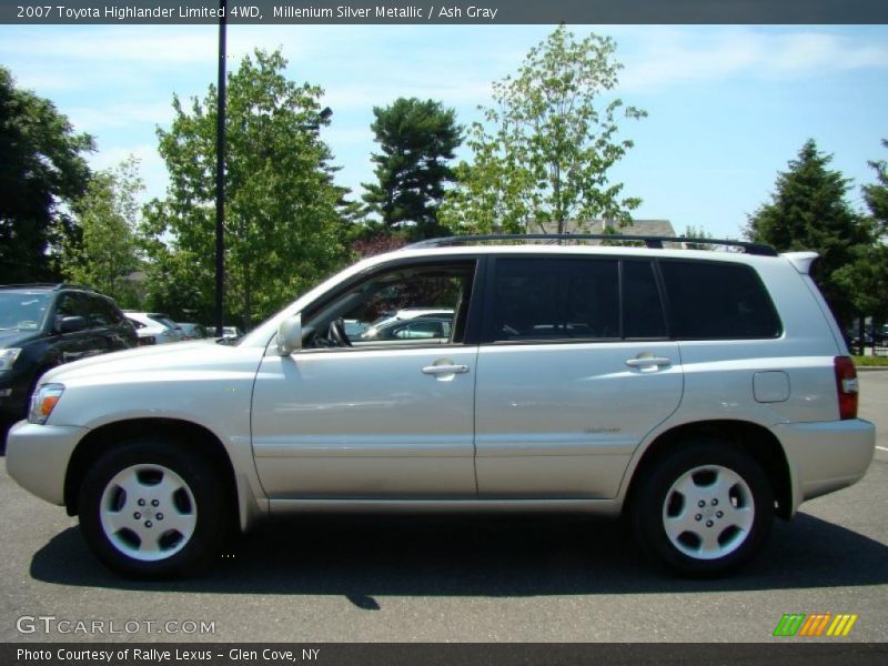 Millenium Silver Metallic / Ash Gray 2007 Toyota Highlander Limited 4WD