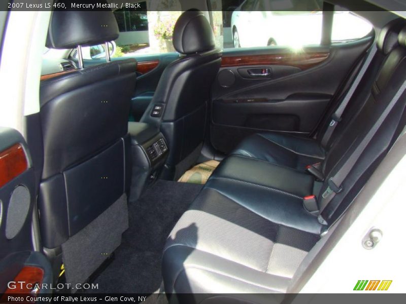 Mercury Metallic / Black 2007 Lexus LS 460