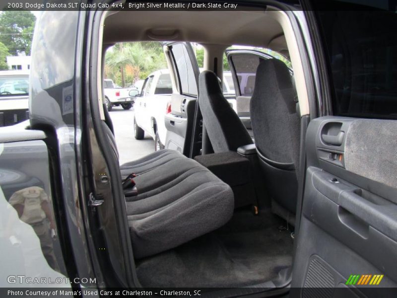 Bright Silver Metallic / Dark Slate Gray 2003 Dodge Dakota SLT Quad Cab 4x4