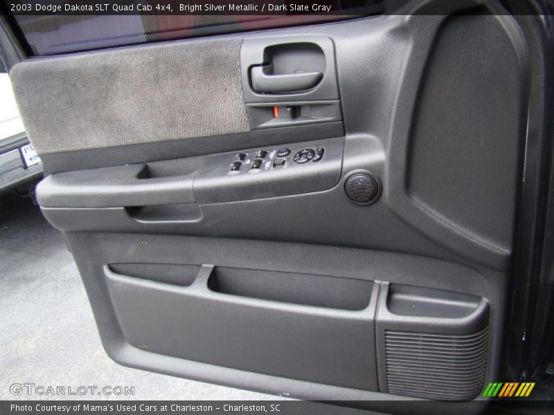 Bright Silver Metallic / Dark Slate Gray 2003 Dodge Dakota SLT Quad Cab 4x4
