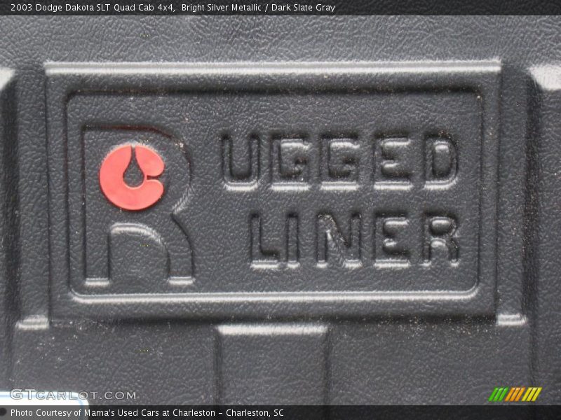 Bright Silver Metallic / Dark Slate Gray 2003 Dodge Dakota SLT Quad Cab 4x4