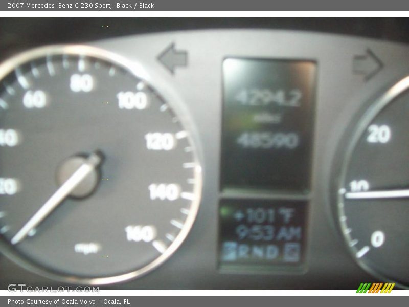 Black / Black 2007 Mercedes-Benz C 230 Sport
