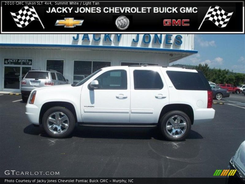 Summit White / Light Tan 2010 GMC Yukon SLT 4x4