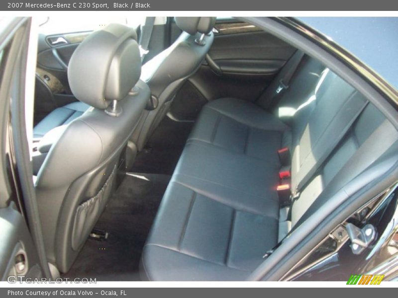 Black / Black 2007 Mercedes-Benz C 230 Sport
