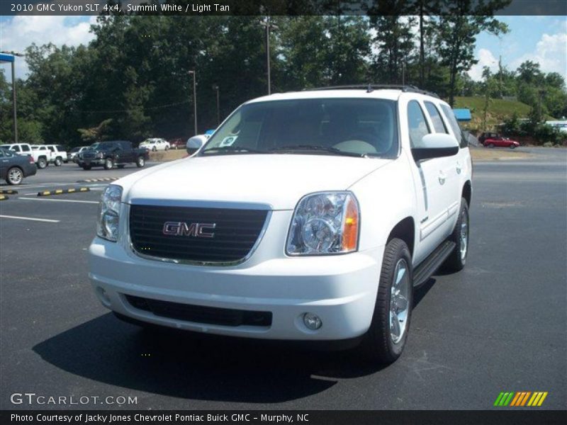 Summit White / Light Tan 2010 GMC Yukon SLT 4x4
