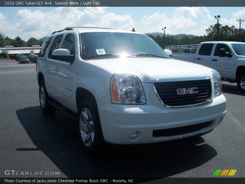 Summit White / Light Tan 2010 GMC Yukon SLT 4x4
