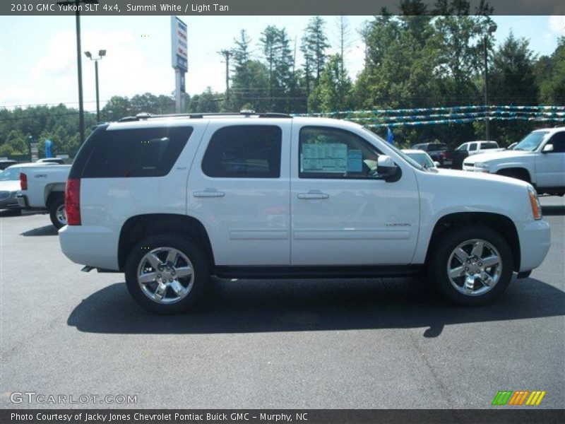 Summit White / Light Tan 2010 GMC Yukon SLT 4x4