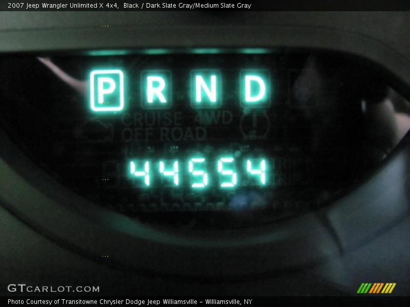 Black / Dark Slate Gray/Medium Slate Gray 2007 Jeep Wrangler Unlimited X 4x4