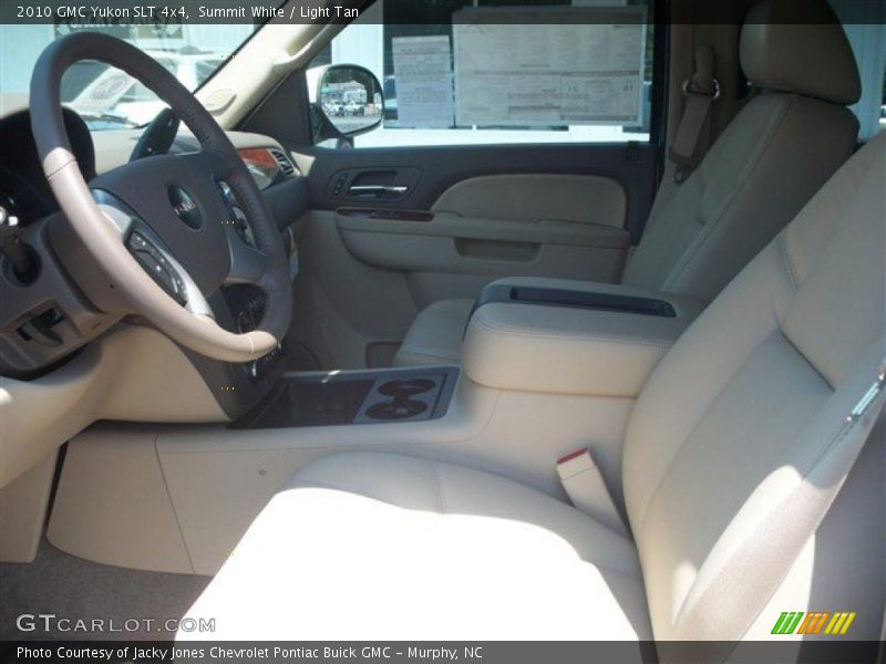 Summit White / Light Tan 2010 GMC Yukon SLT 4x4