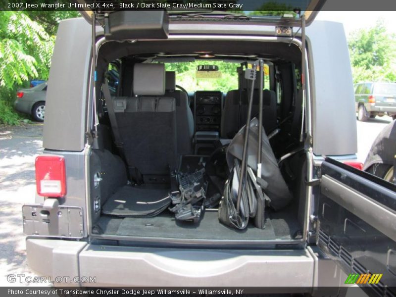Black / Dark Slate Gray/Medium Slate Gray 2007 Jeep Wrangler Unlimited X 4x4