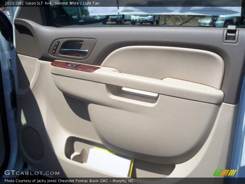 Summit White / Light Tan 2010 GMC Yukon SLT 4x4