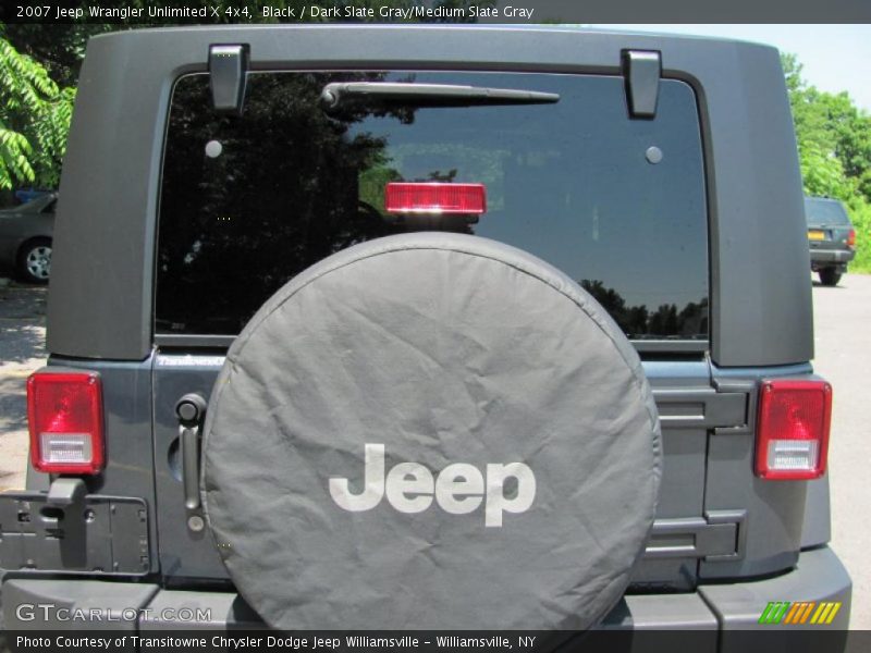 Black / Dark Slate Gray/Medium Slate Gray 2007 Jeep Wrangler Unlimited X 4x4