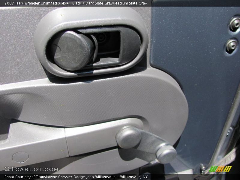 Black / Dark Slate Gray/Medium Slate Gray 2007 Jeep Wrangler Unlimited X 4x4