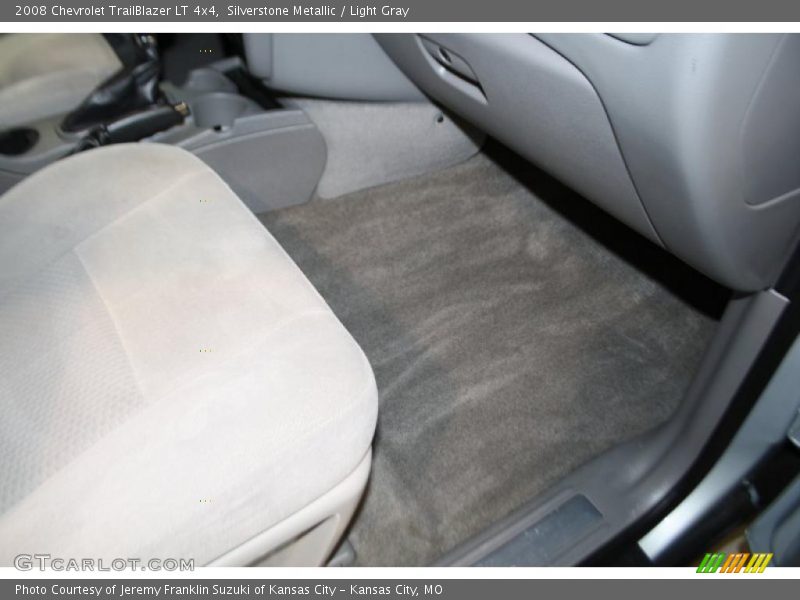 Silverstone Metallic / Light Gray 2008 Chevrolet TrailBlazer LT 4x4