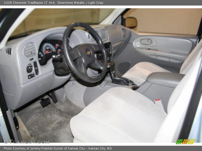 Silverstone Metallic / Light Gray 2008 Chevrolet TrailBlazer LT 4x4