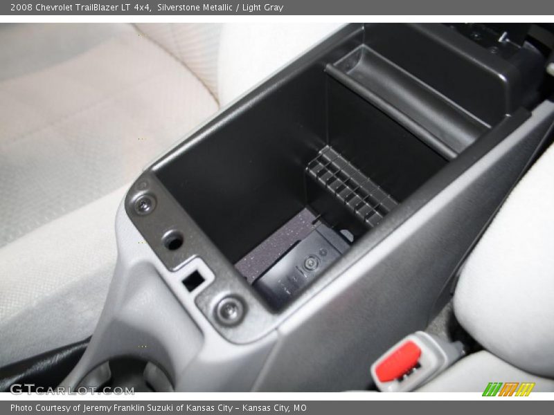 Silverstone Metallic / Light Gray 2008 Chevrolet TrailBlazer LT 4x4