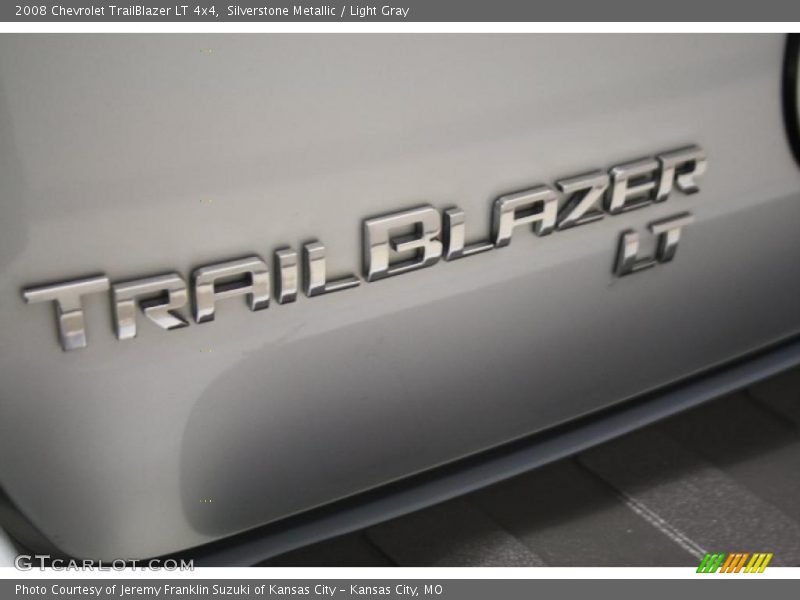 Silverstone Metallic / Light Gray 2008 Chevrolet TrailBlazer LT 4x4