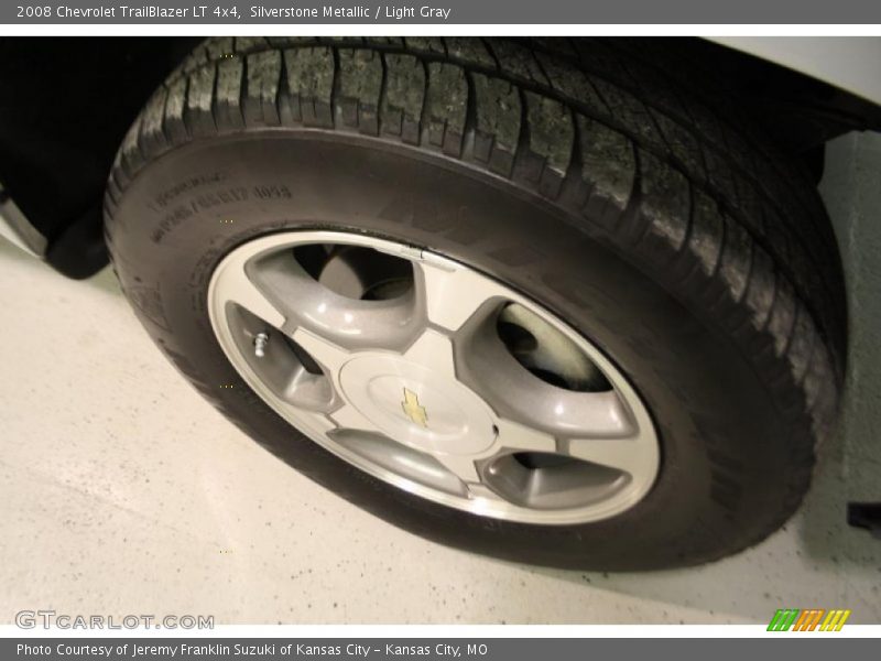 Silverstone Metallic / Light Gray 2008 Chevrolet TrailBlazer LT 4x4
