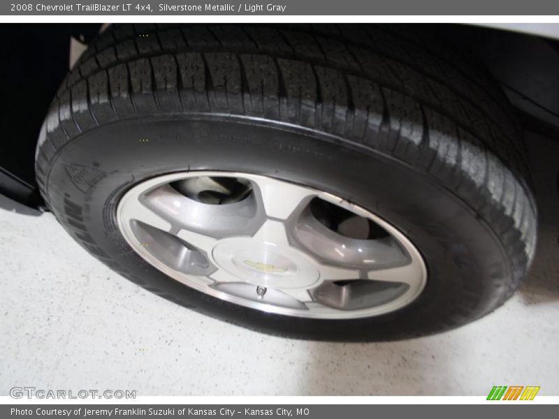 Silverstone Metallic / Light Gray 2008 Chevrolet TrailBlazer LT 4x4
