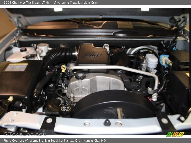 Silverstone Metallic / Light Gray 2008 Chevrolet TrailBlazer LT 4x4