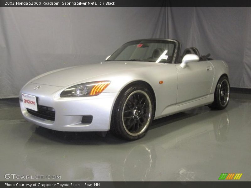 Sebring Silver Metallic / Black 2002 Honda S2000 Roadster
