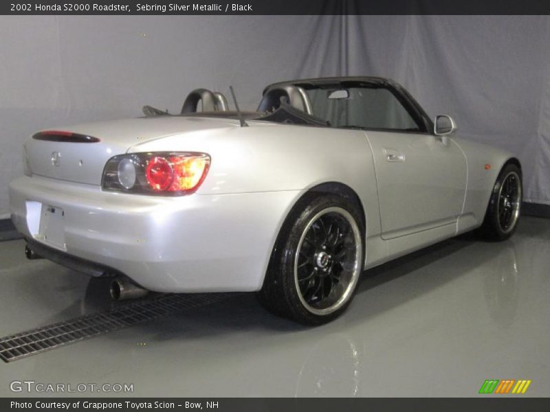 Sebring Silver Metallic / Black 2002 Honda S2000 Roadster