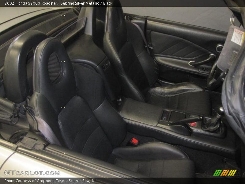 Sebring Silver Metallic / Black 2002 Honda S2000 Roadster