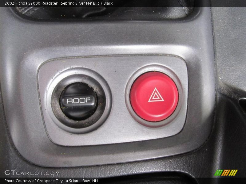 Sebring Silver Metallic / Black 2002 Honda S2000 Roadster