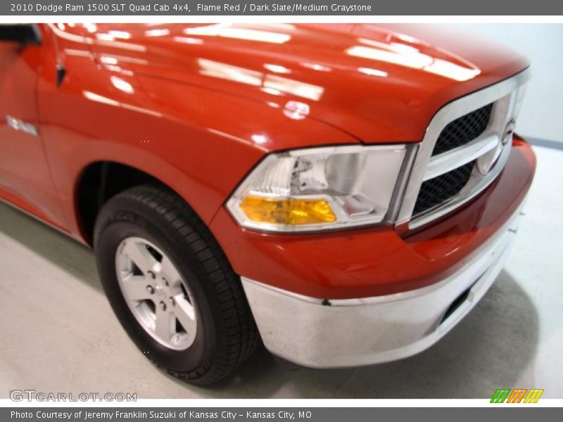 Flame Red / Dark Slate/Medium Graystone 2010 Dodge Ram 1500 SLT Quad Cab 4x4