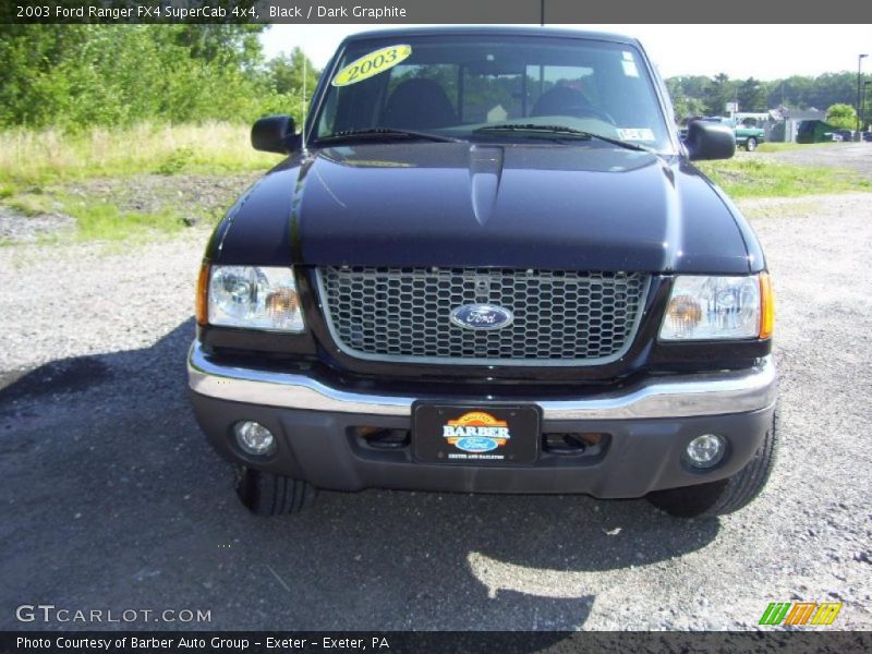 Black / Dark Graphite 2003 Ford Ranger FX4 SuperCab 4x4