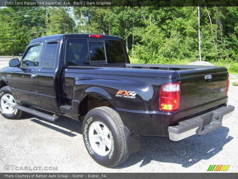 Black / Dark Graphite 2003 Ford Ranger FX4 SuperCab 4x4