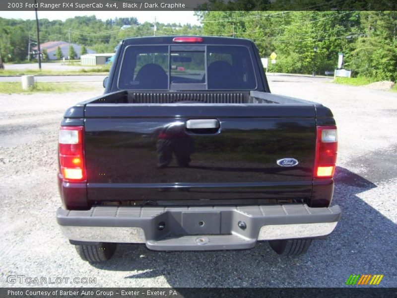 Black / Dark Graphite 2003 Ford Ranger FX4 SuperCab 4x4