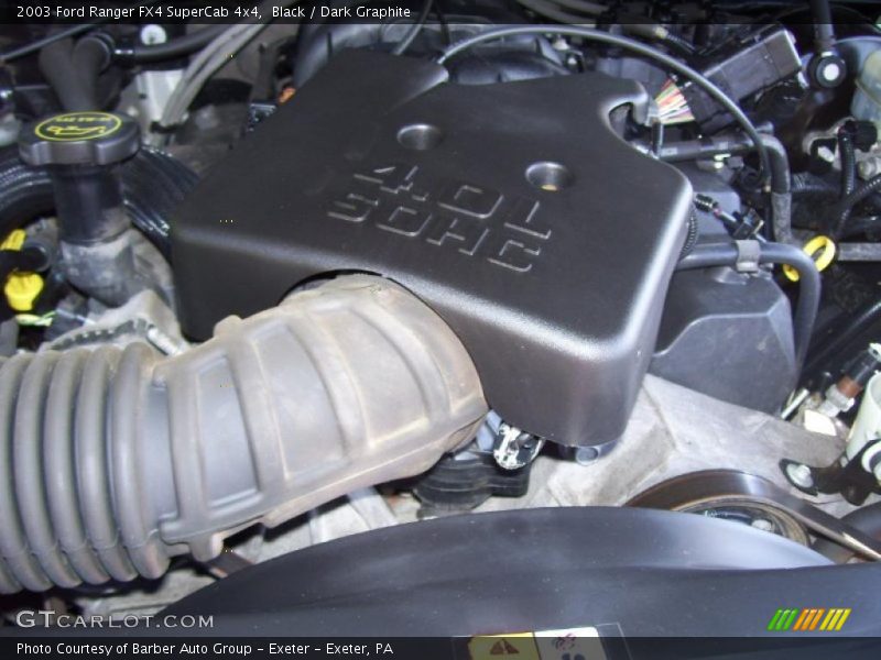 Black / Dark Graphite 2003 Ford Ranger FX4 SuperCab 4x4