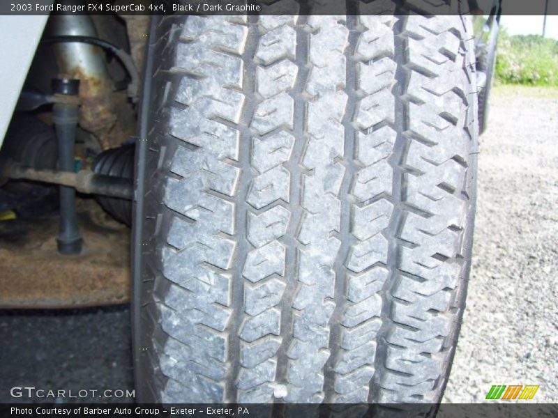 Black / Dark Graphite 2003 Ford Ranger FX4 SuperCab 4x4