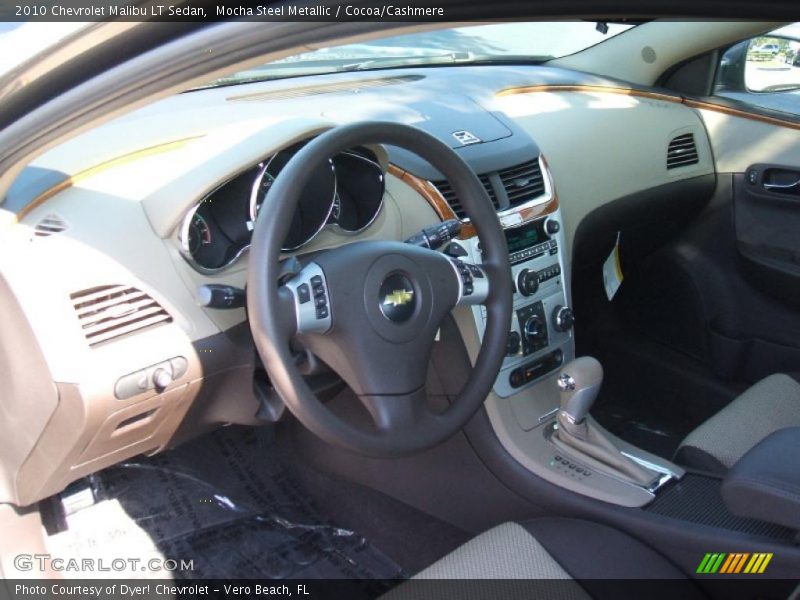 Mocha Steel Metallic / Cocoa/Cashmere 2010 Chevrolet Malibu LT Sedan