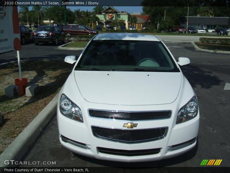 Summit White / Ebony 2010 Chevrolet Malibu LT Sedan