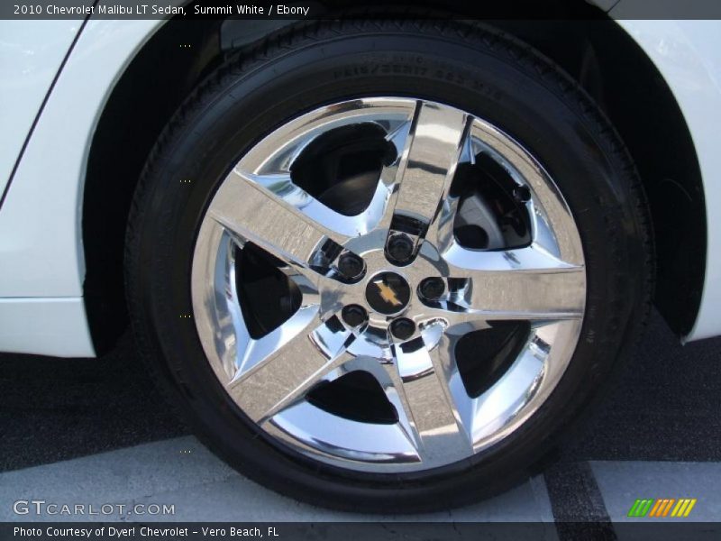 Summit White / Ebony 2010 Chevrolet Malibu LT Sedan