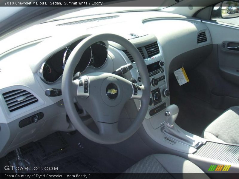 Summit White / Ebony 2010 Chevrolet Malibu LT Sedan