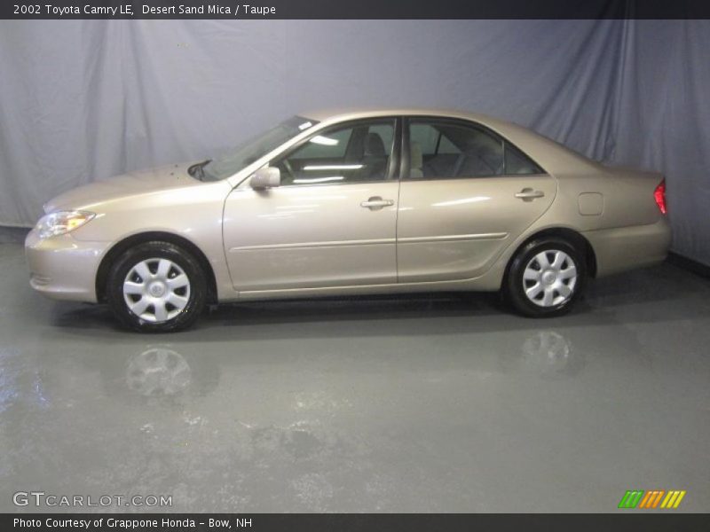 Desert Sand Mica / Taupe 2002 Toyota Camry LE