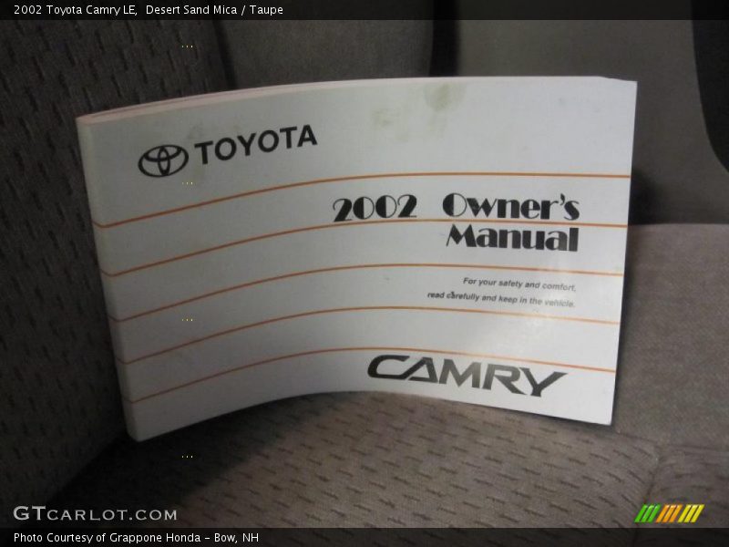 Desert Sand Mica / Taupe 2002 Toyota Camry LE