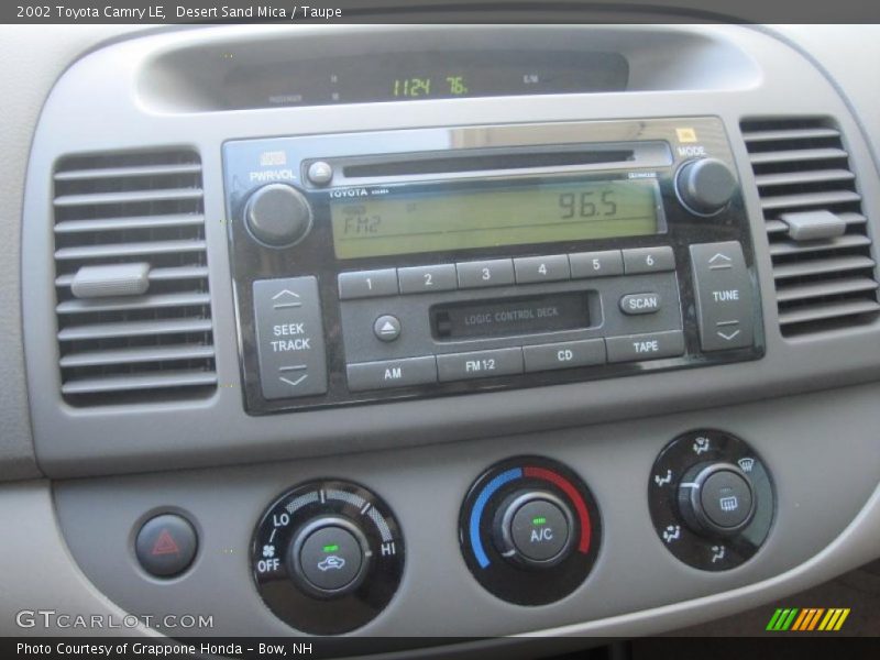 Desert Sand Mica / Taupe 2002 Toyota Camry LE