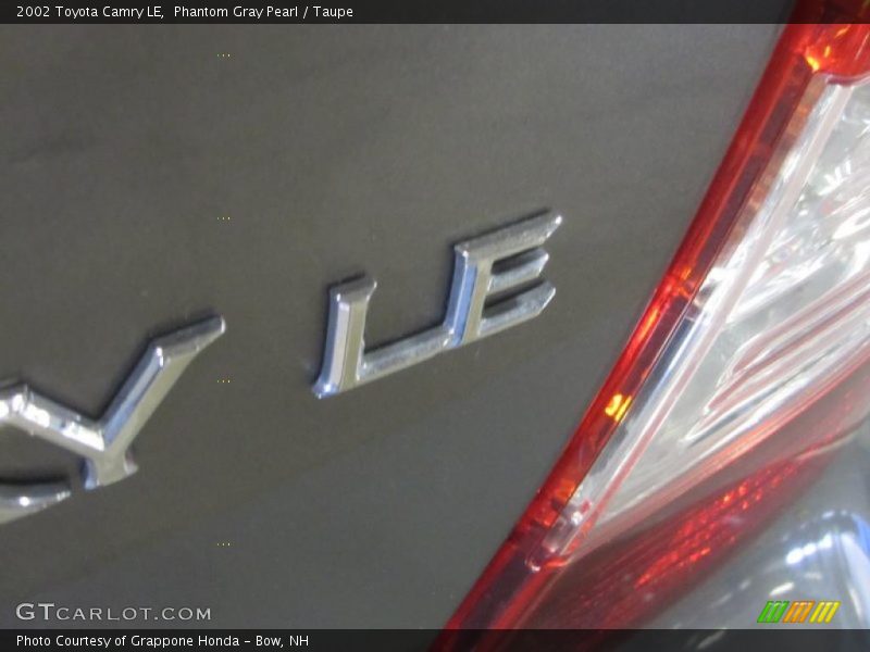 Phantom Gray Pearl / Taupe 2002 Toyota Camry LE