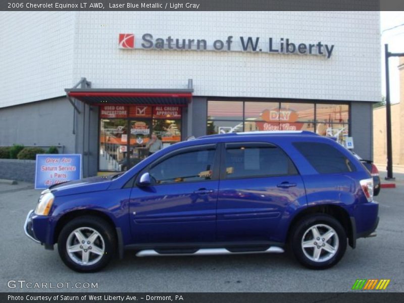 Laser Blue Metallic / Light Gray 2006 Chevrolet Equinox LT AWD