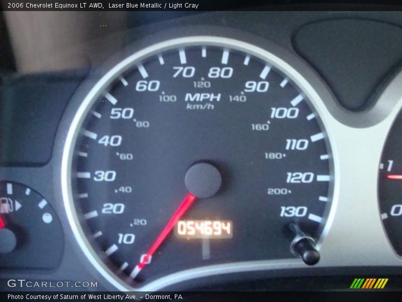 Laser Blue Metallic / Light Gray 2006 Chevrolet Equinox LT AWD