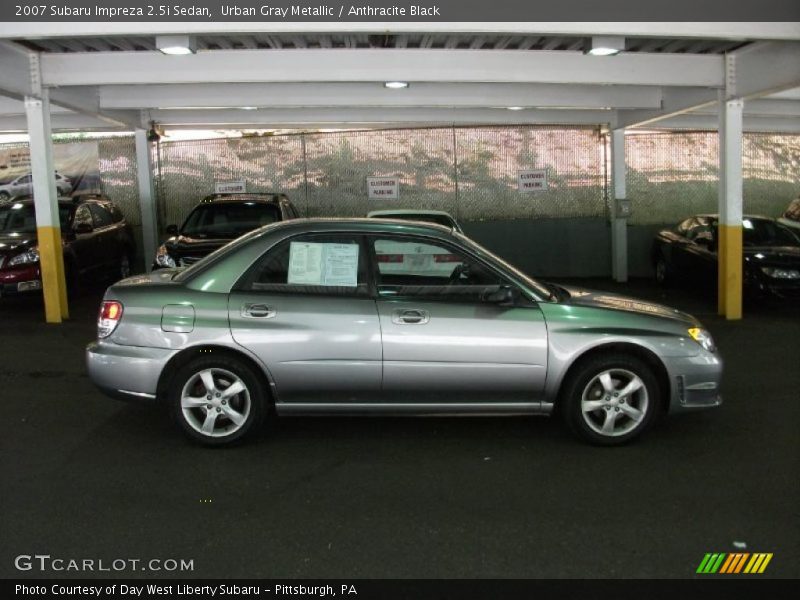 Urban Gray Metallic / Anthracite Black 2007 Subaru Impreza 2.5i Sedan