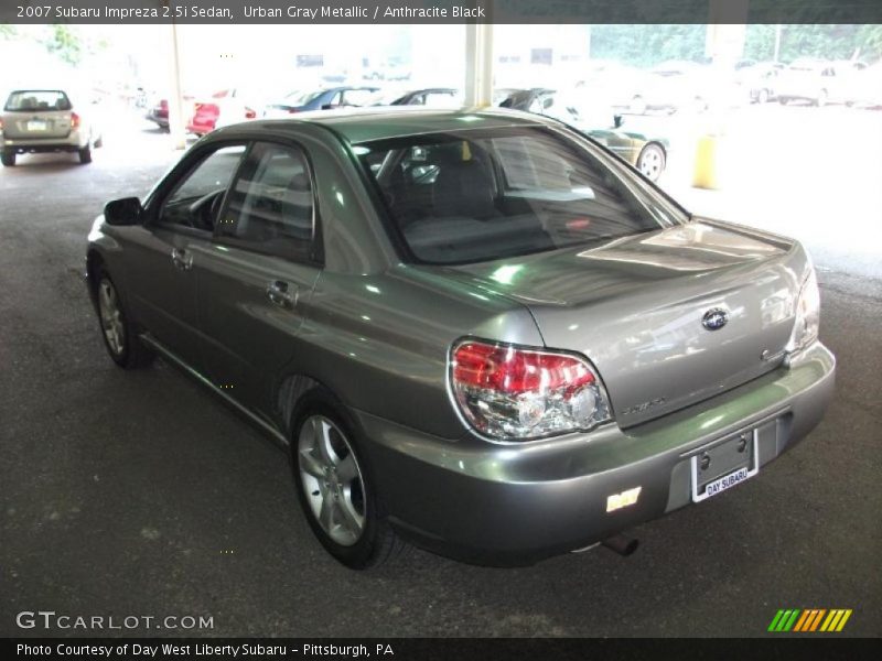 Urban Gray Metallic / Anthracite Black 2007 Subaru Impreza 2.5i Sedan